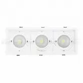 SPOT RECUADO COB 3 LÂMPADAS AR70 21 WATTS