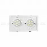 SPOT RECUADO SUPER 2 LÂMP. ar70 14 WATTS