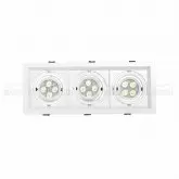 SPOT RECUADO SUPER 3 LÂMP. PAR20 12 WATTS