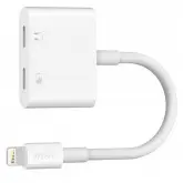 Adaptador Lightning Para Lightning Wiwu Lt01 Plus - Blanco