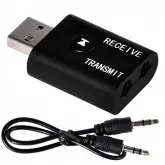 Adaptador Receptor E Transmissor De Áudio Prosper Blu-05 Bluetooth - Preto