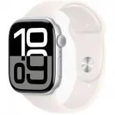 Apple Watch Series 10 46 Mm/M/L Mwx03Lw A2999 Gps - Silver Aluminum/Light Blush Sport