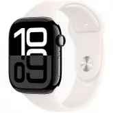 Apple Watch Series 10 46 Mm/M/L Mwx13Lw A2999 Gps - Jet Black Aluminum/Light Blush Sport