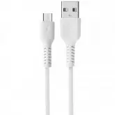 Cabo Micro USB MOXOM MX-CB125 1 Metro - Branco