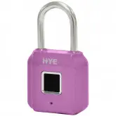 Cadeado Digital Biométrico Hye 505 Recarregável - Rosa