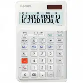 Calculadora Casio Je-12E De 12 Dígitos - Branco/Prata