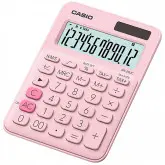Calculadora Casio MS-20UC-PK de 12 Dígitos - Rosa