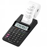 Calculadora Com Impressora Casio Hr-8Rc-Bk Com Suporte Para Papel - Preta