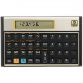 Calculadora Financeira Hp 12C 10 Dígitos Com 120 Funções - Preta/Dourada