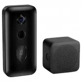 Campainha Inteligente Sem Fio Xiaomi Smart Doorbell 3 2K Com Câmera E Microfone - Preta