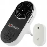 Campainha Sem Fio Prosper P-9822 Bivolt - Branca/Cinza
