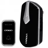 Campainha Sem Fio Satellite A-Db01 Com 38 Melodias Bivolt - Preta/Prata