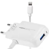 Carregador Lightning Moxom Kh-66 Usb - Branco