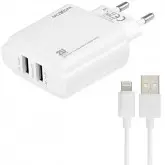 Carregador Lightning Moxom Mx-Hc20 2 Usb - Branco