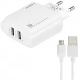 Carregador Micro Usb Moxom Mx-Hc20 2 Usb - Branco