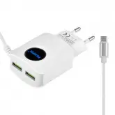 Carregador Usb-C Prosper P-5504 2 Usb De 30 Watts - Branco