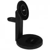Carregador Wireless Moxom Mx-Hc119 Wl 3 Em 1 Para Smartphones - Preto