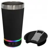 Copo Térmico Prosper Pc-07 De 473 Ml Com Fm/Speaker/Bluetooth - Preto
