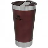Copo Térmico Stanley Classic Stay Chill Beer Pint De 473 Ml - Wine Red