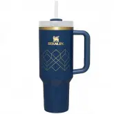 Copo Térmico Stanley Quencher Flowstate Tumbler de 1.18 Litros - Tumb Nightfall Gold