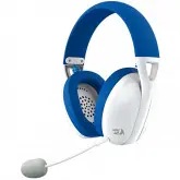 Headset Gaming Sem Fio Redragon Ire Pro H848B Com Usb Para Pc/Ps4/Ps5 E Nintendo Switch - Azul/Branco