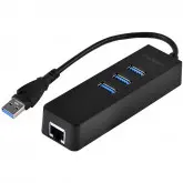 Hub Usb Satellite A-Hub41 Com 3 Portas Usb 3.0 - Preto