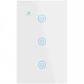 Interruptor 4Life Touch Glass Series Flbw3 Com Wi-Fi Bivolt - Branco