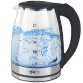 Jarra Elétrica 4Life Flg2110 1.500 Watts 2 Litros 110V ~ 50/60Hz - Prata/Preta