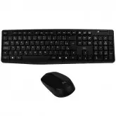 Kit Teclado Sem Fio Mtek Km-5239 Português + Mouse 1.200 Dpi - Preto