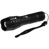 Lanterna Led Prosper P-1003 7.000 Watts Recarregável - Preta