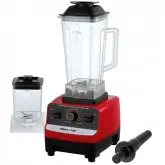 Liquidificador MegaStar KC1002R 800 watts 15 Velocidades + Pulsar 220V ~ 50/60 Hz - Vermelho/Preto