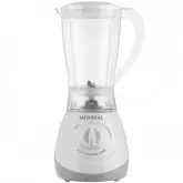 Liquidificador Mondial Easy Power L-550-W 550 Watts 2 Velocidades + Pulsar 220V ~ 50/60 Hz - Branco/Cinza