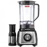 Liquidificador Mondial L-1200 Bi Turbo 1.200 Watts 12 Velocidades + Pulsar 220V ~ 50/60 Hz - Preto/Prata