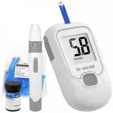 Medidor De Glicose Dr House G-425-1 Com Display Lcd - Branco/Cinza