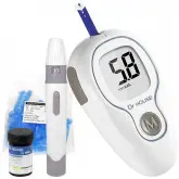 Medidor De Glicose Dr House G-425-3 Com Display Lcd - Branco/Cinza