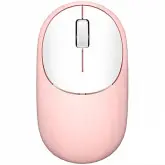 Mouse Sem Fio WiWU WM107 até 1.200 DPI - Rosa/Branco
