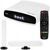 Receptor Fta Athomics Aura Full Hd Com Iptv De 16Mb Emmc/256Mb De Ram - Branco