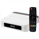 Receptor Fta Athomics S3 Full Hd Iptv Com Wi-Fi - Branco/Cinza