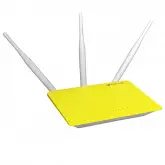 Roteador Wireless Sharelink Sl-Wr300N3 300 Mbps Em 2.4Ghz - Amarelo/Branco