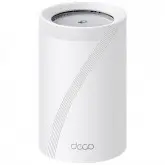 Roteador Wireless Tp-Link Deco Bec65 Pro Be11000 Wi-Fi 7 Tri Band 688 + 4324 + 5764 Mbps - Branco