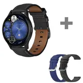 Smartwatch G-Tide R5 Com Bluetooth - Preto + 2 Pulseiras