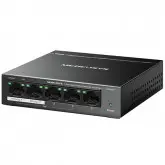Switch Mercusys Ms105Gp Com 5 Portas Ethernet De 10/100/1000 Mbps - Preto