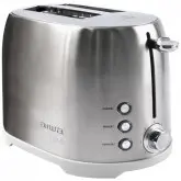 Torradeira Aiwa AW-TD1729A 800 watts 7 temperaturas 220 - 240 V ~ 50/60 Hz - Prata