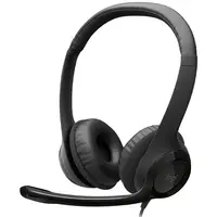 Headset Logitech H390 Com Usb Para Pc - Preto em Mega Eletrônicos