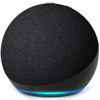 Smart Speaker Amazon Echo Dot 5Th Generation C2N6L4 Com Wi-Fi Bluetooth - Preto em Mega Eletrônicos
