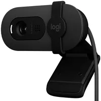 Webcam Logitech Brio 100 Usb 2Mp - Preta em Mega Eletrônicos