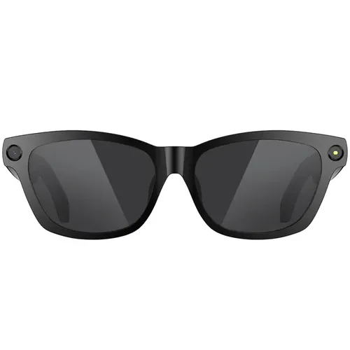 Óculos De Sol Inteligente Blackview Bv100 Com Câmera Wi-Fi - Preto