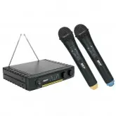 MICROFONE SKP VHF-2671 SEMFIO 2MIC C/8UN