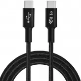 Cabo 4Life FL-CCN602 USB-C (2 metros) - Preto