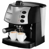 Cafeteira Elétrica Mondial Espresso Coffee Cream Premium C-08 com 2L/800W/220V - Preto/Prata